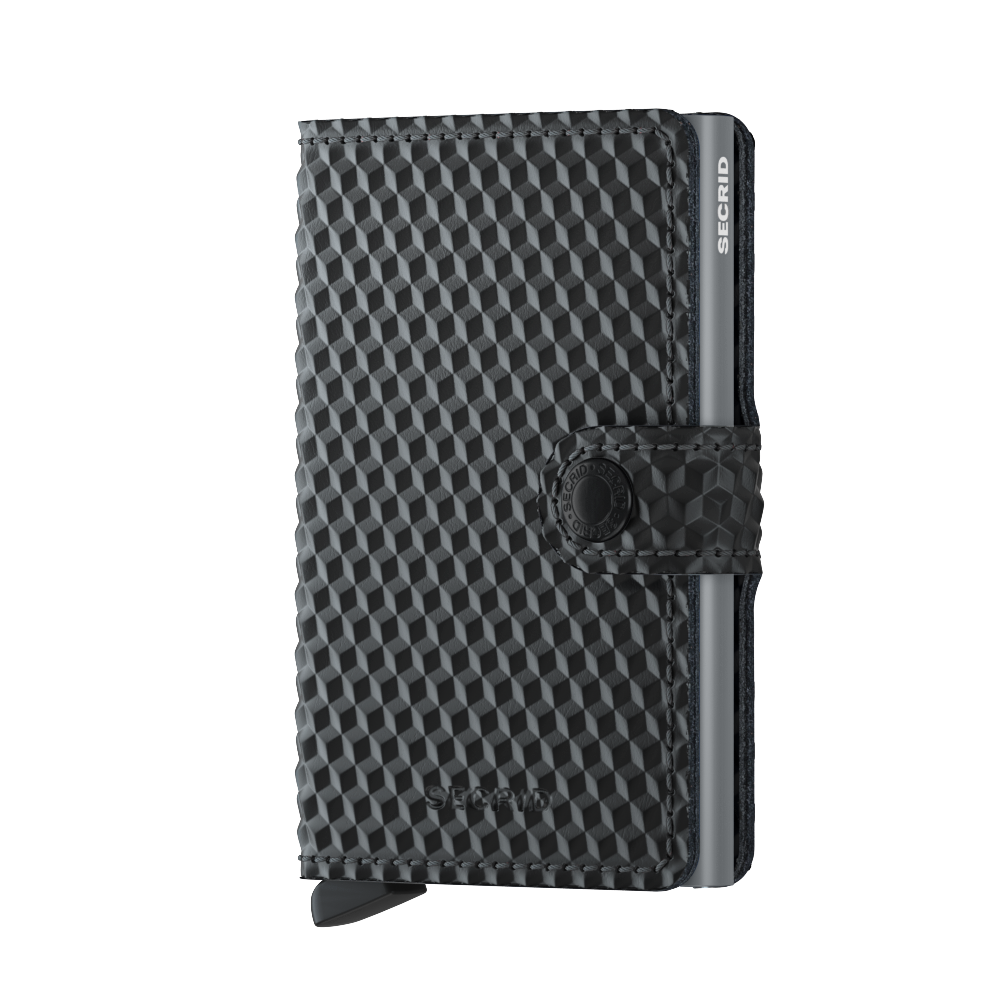 SECRID Secrid Cubic Black/Titanium Miniwallet Black/Titanium detail view