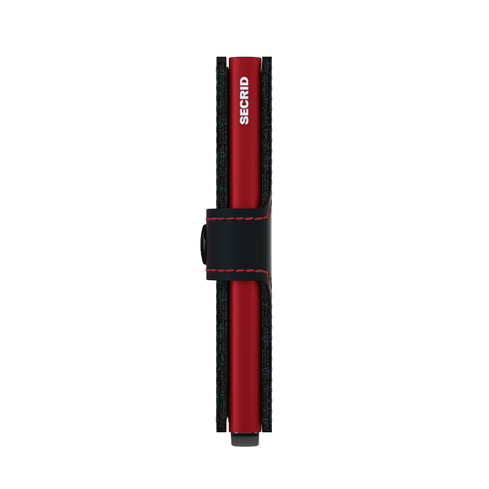 Secrid Matte Black/Red Miniwallet