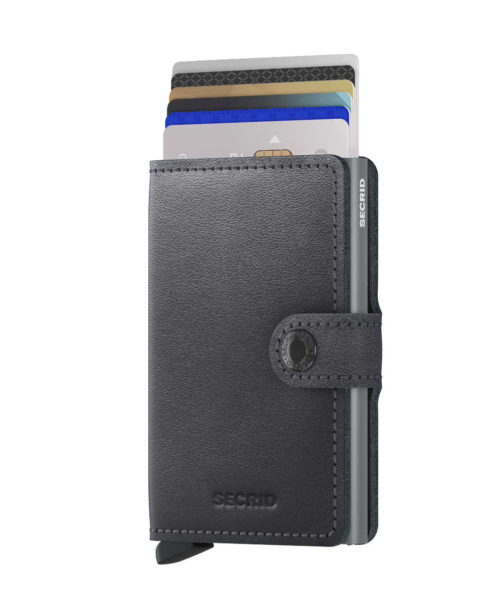 SECRID Secrid Original Grey Miniwallet Grey front view