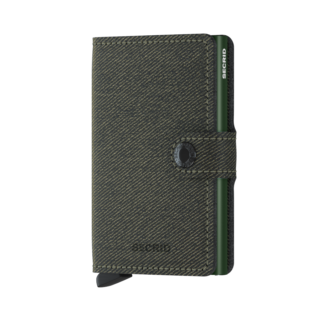 Secrid Twist Green Miniwallet-Closed View
