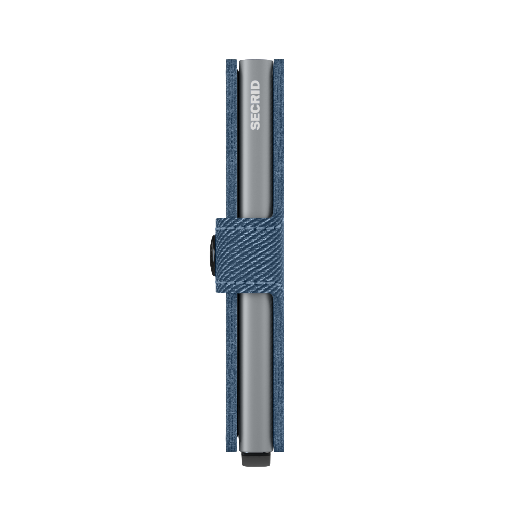 Secrid Twist Jeans Blue Miniwallet-Closed Side View
