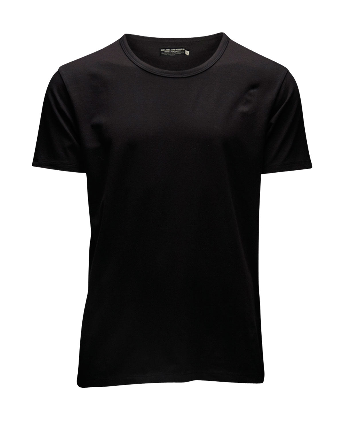 Basic O Neck Black Tee By Jack Jones - Spirit Clothing