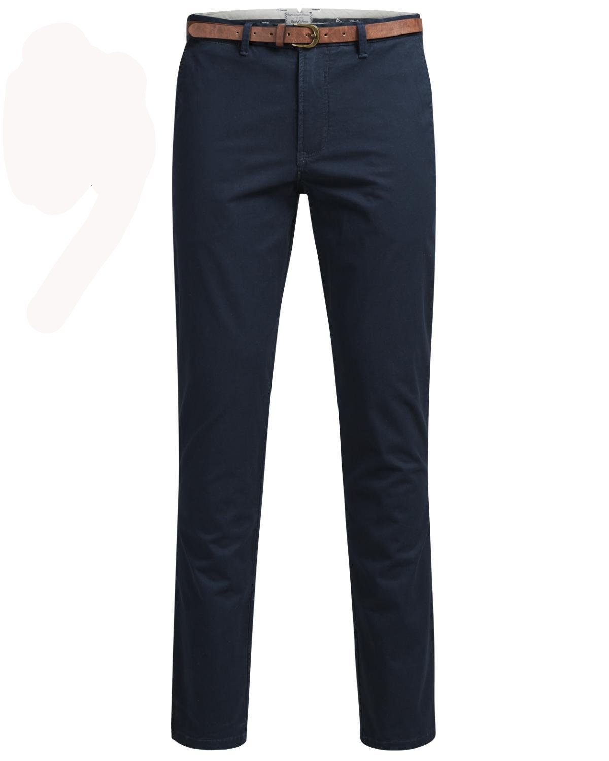 JACK & JONES Cody Spencer Straight Leg Chino by Jack & Jones DARK GREY model front view