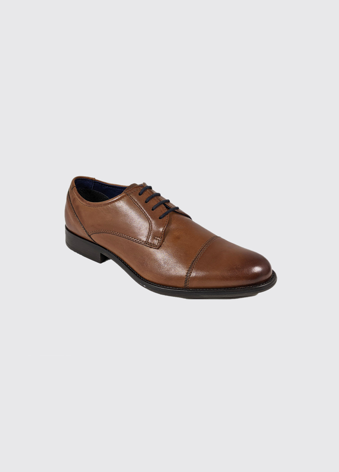 Dubarry Derek Lace Up Tan Formal Shoe Tan side view