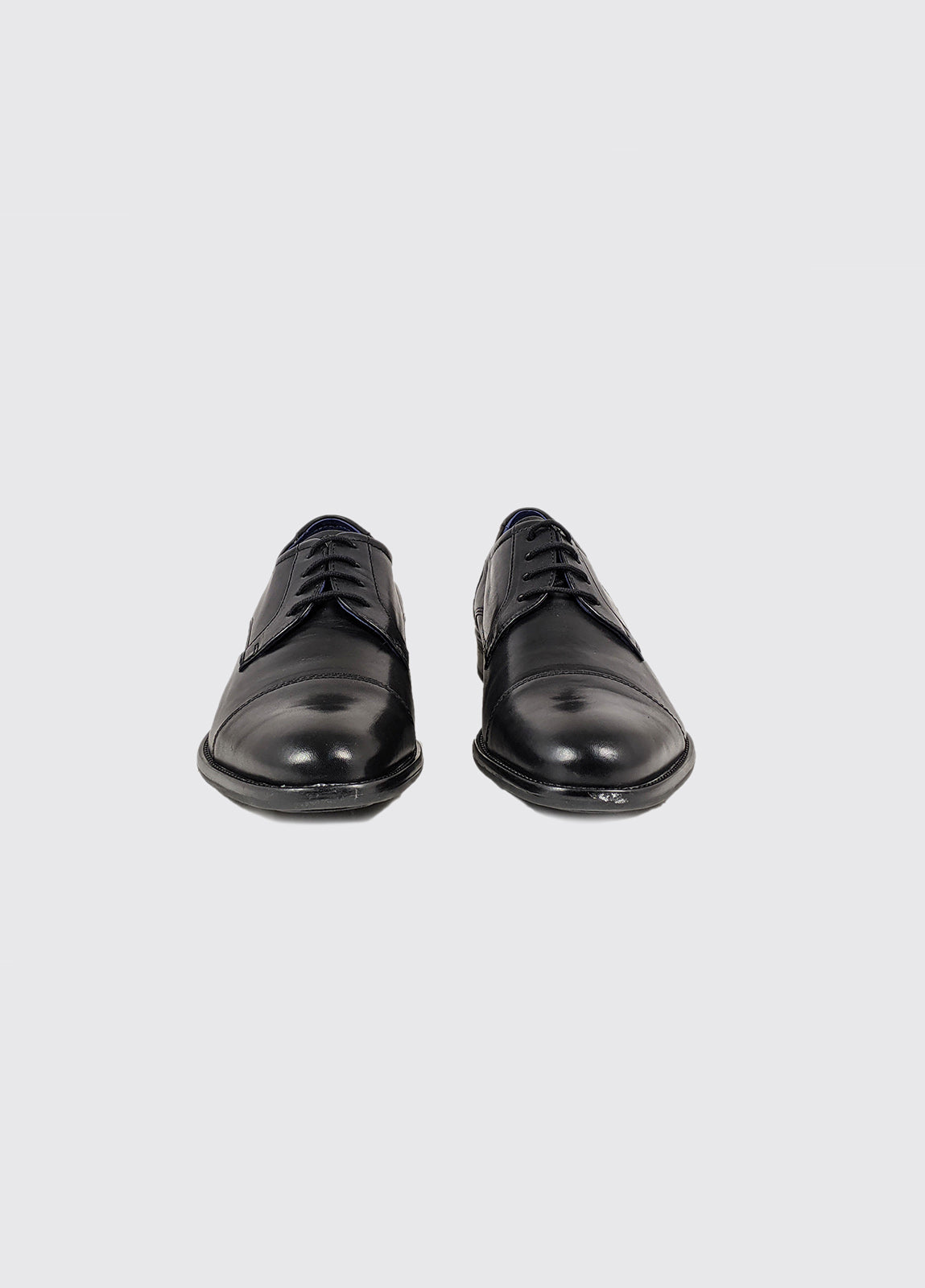 Dubarry Derek Lace Up Black Formal Shoe Black side view