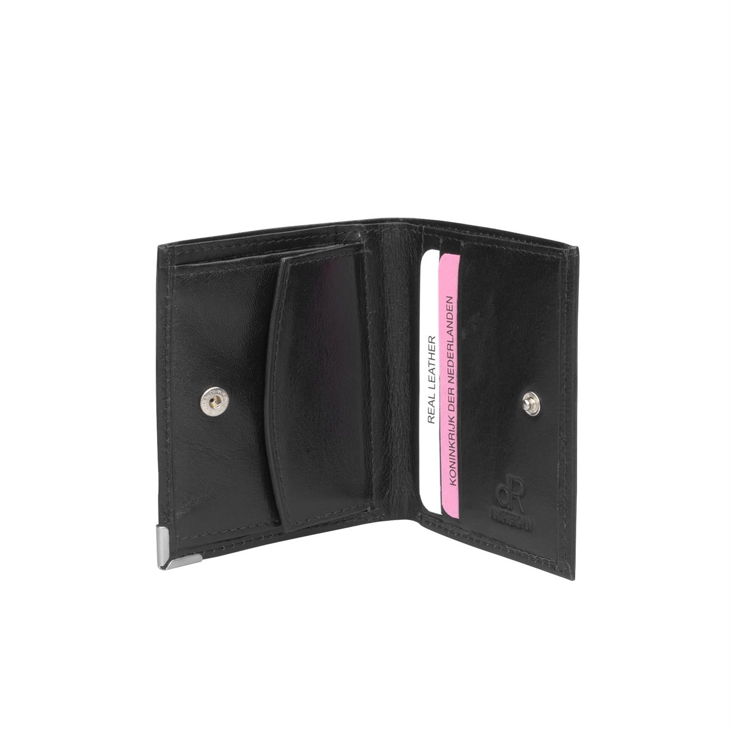 Amsterdam Billfold Black Wallet - Spirit Clothing