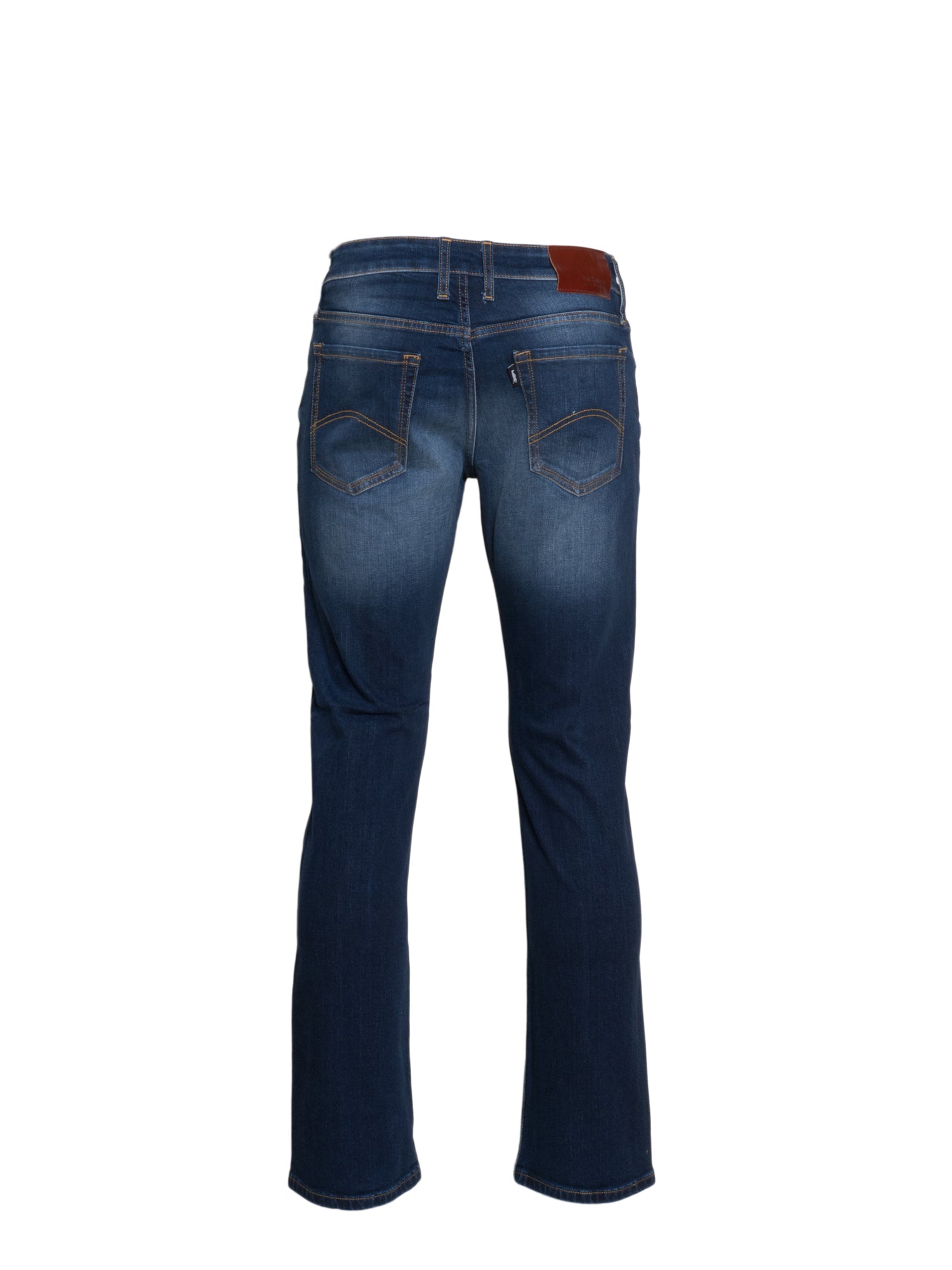 6TH SENSE Mid Wash 2 Stretch Bootcut Jeans – Men's Mid-Rise Mid Wash detail view