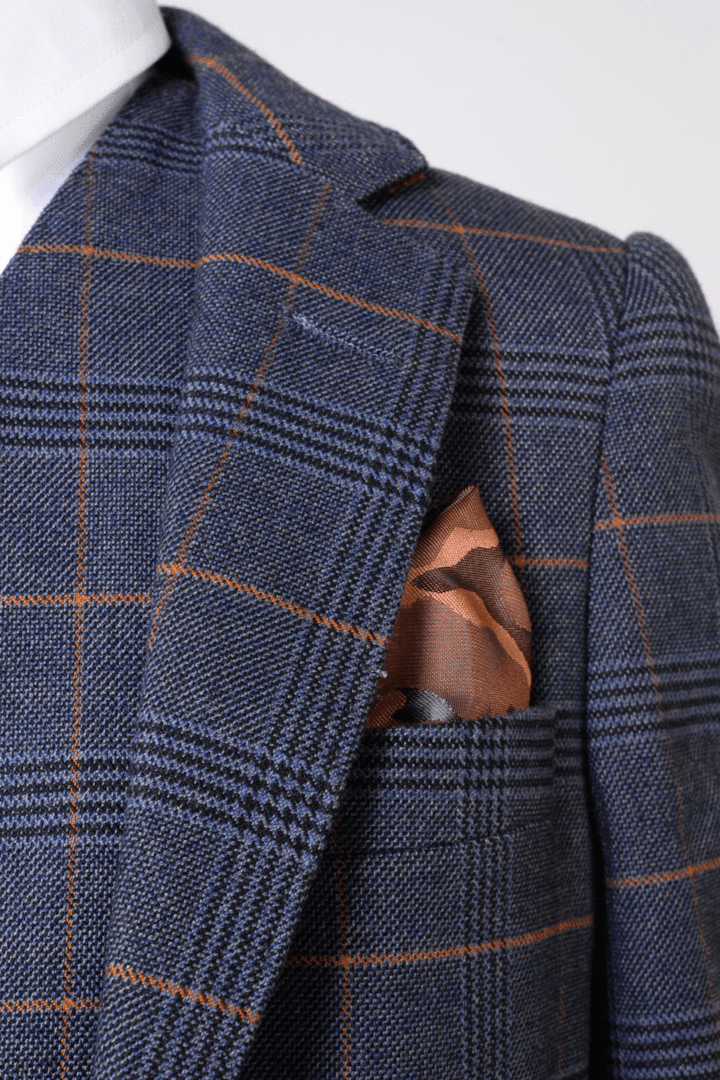 Jenson Marine Check Boys 3 Piece Suit - Spirit Clothing