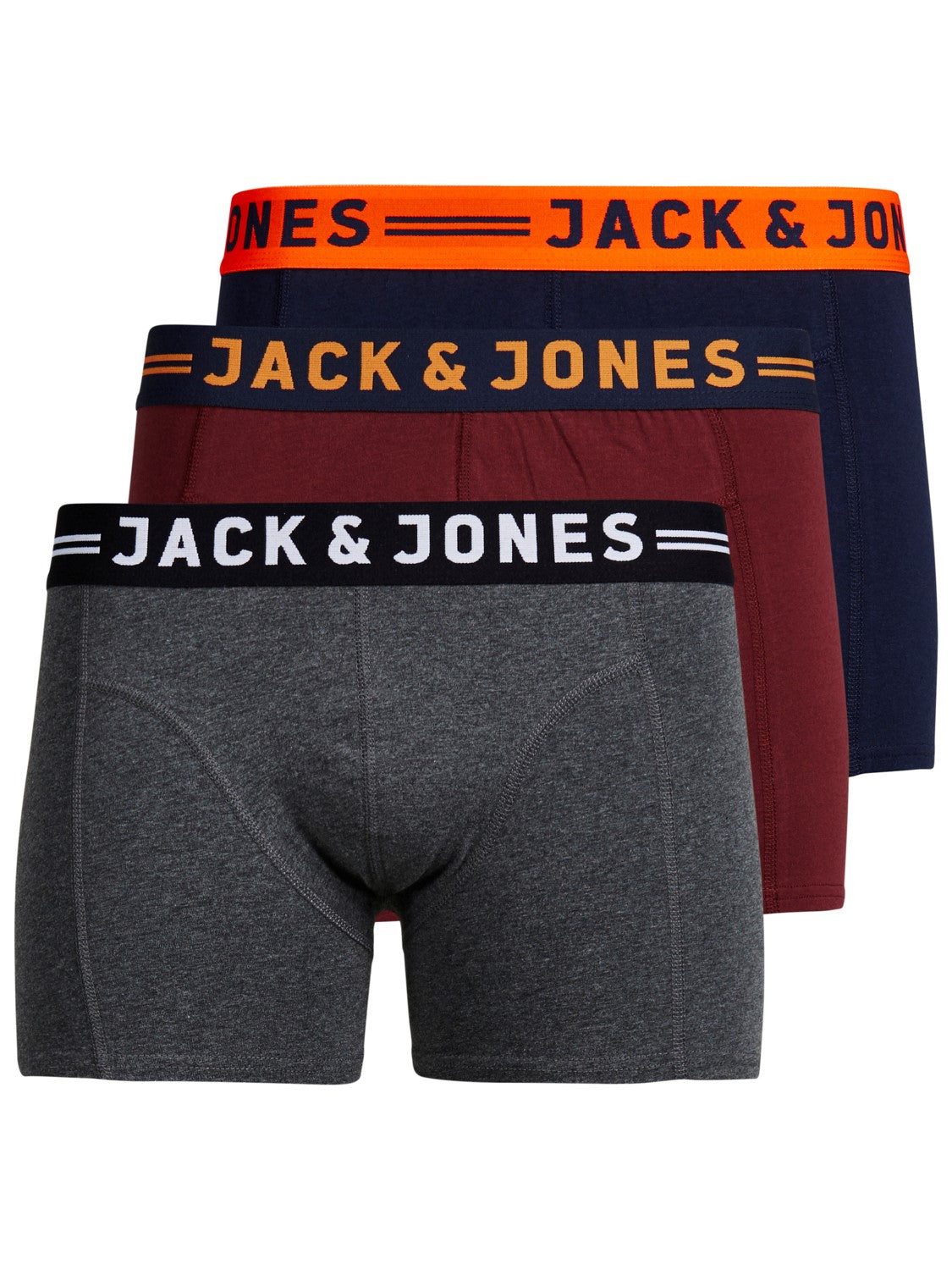 Lichfield Trunks 3 Pack by Jack Jones - Spirit Clothing