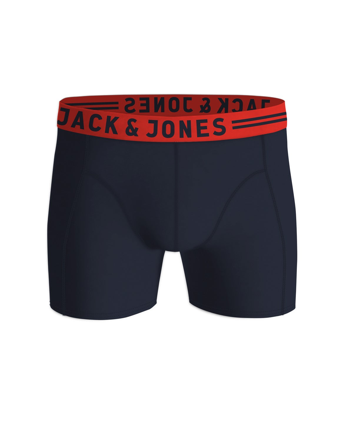 JACK & JONES Lichfield Trunks 3 Pack by Jack Jones Burgandy detail view