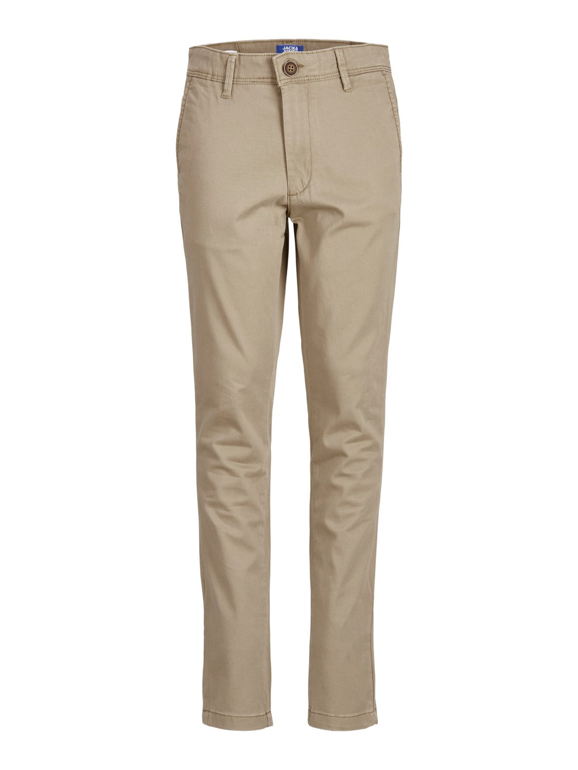 Jack Jones Youths Marco Bowie Junior Chino Beige model front view