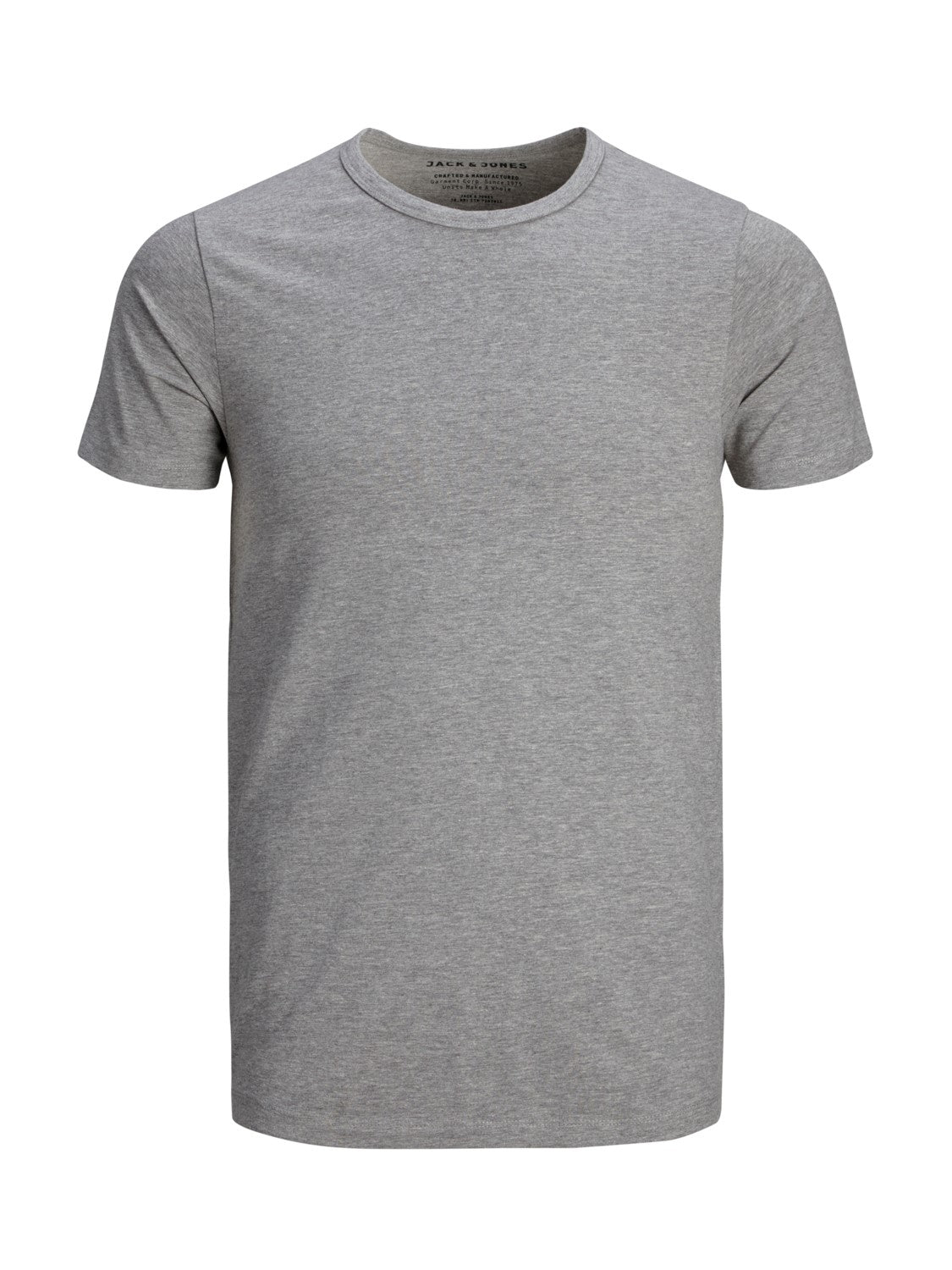 Basic O Neck GreyTee By Jack Jones - Spirit Clothing