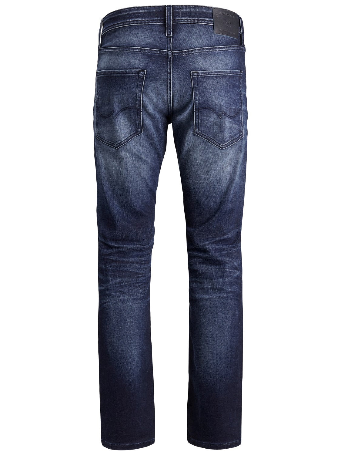 Mike 597 Comfort Fit Indigo Knit Mens Jean-Back pocket view