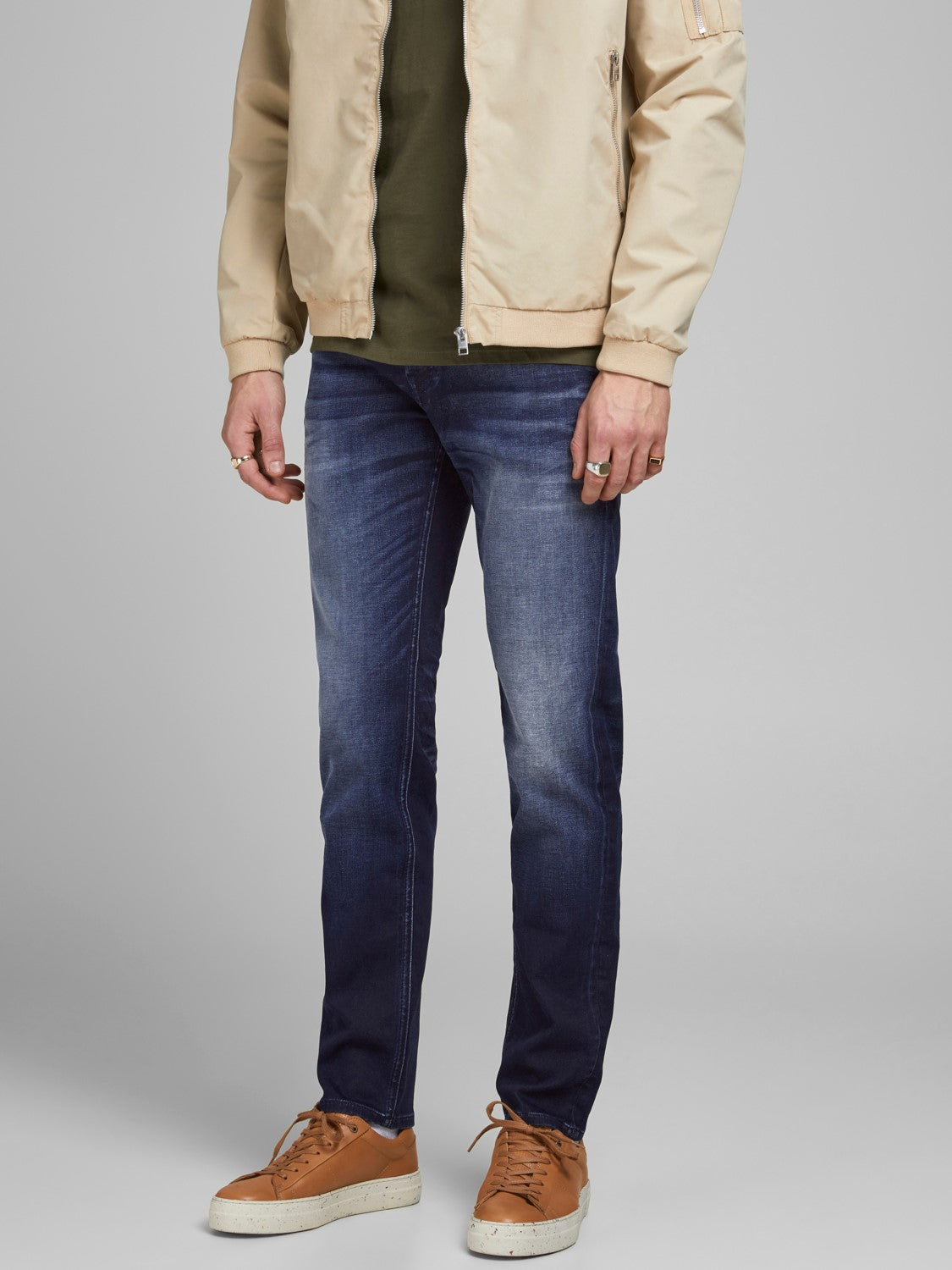 Mike 597 Comfort Fit Indigo Knit Jean