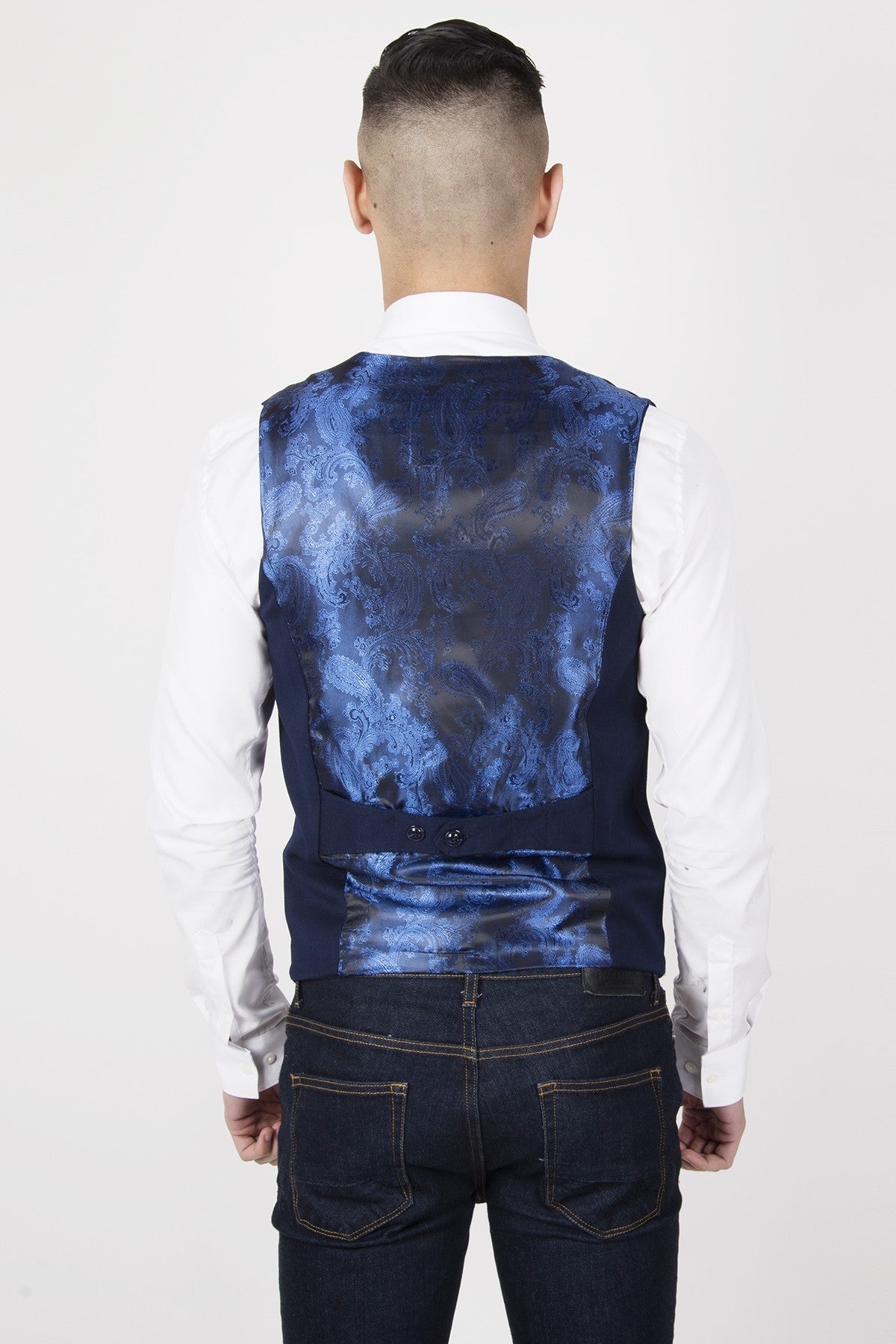 Kelly Double Breasted Waistcoat by Marc Darcy - Spirit Clothing