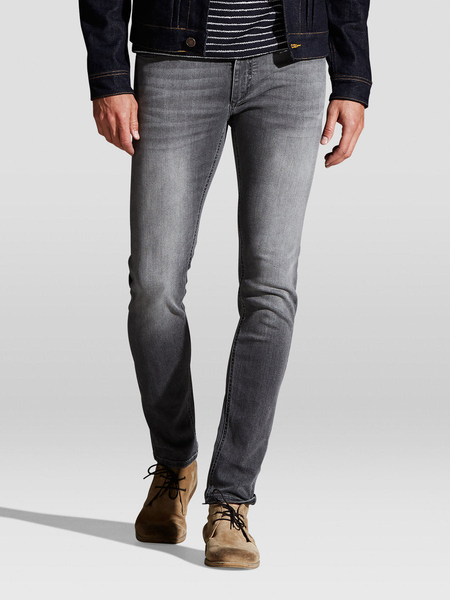 JACK & JONES Liam 010 Skinny Fit Denims by Jack Jones GREY front view