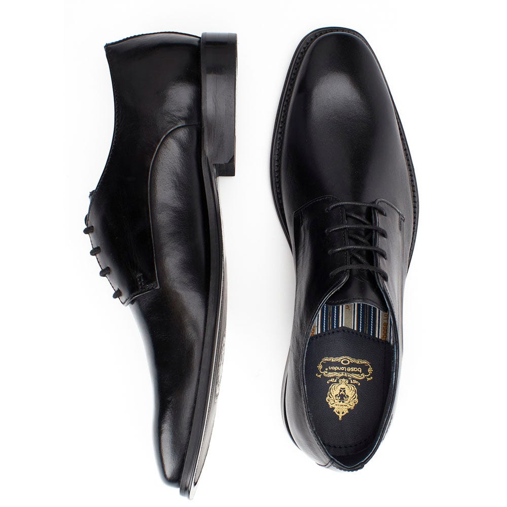 Marley Black Waxy Shoe - Spirit Clothing
