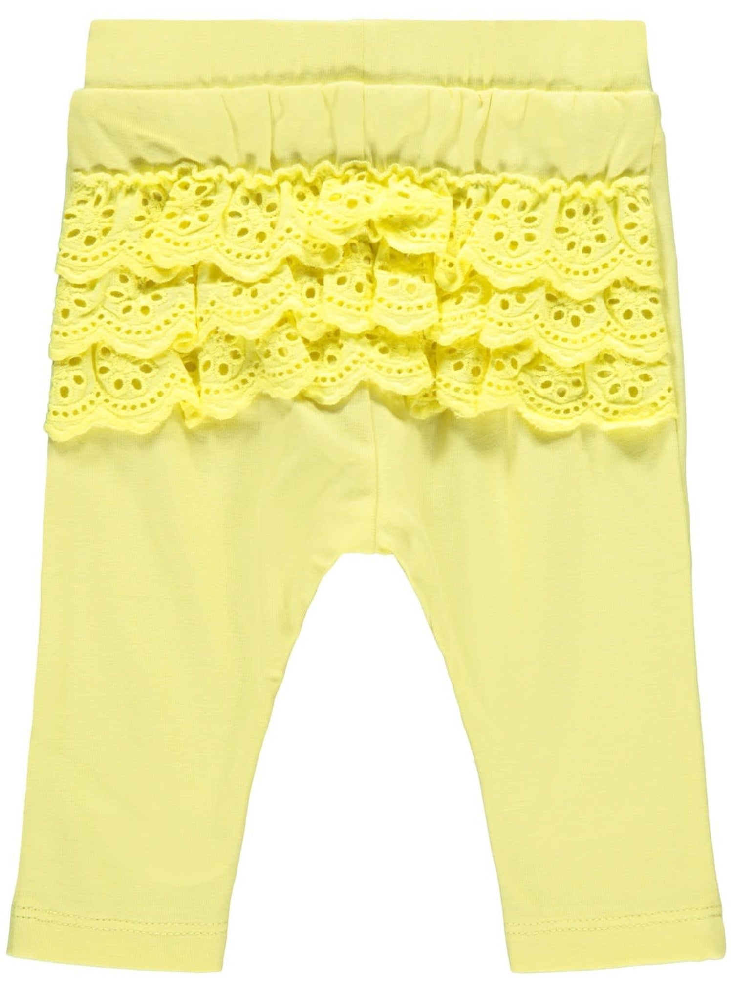NAME IT Ruffle Leggings WHITE detail view