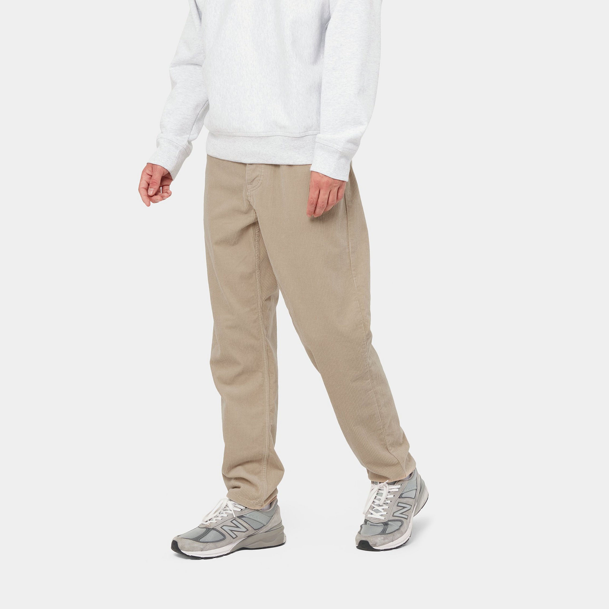 Men's tapered fit wall Newel cord pant-Side view