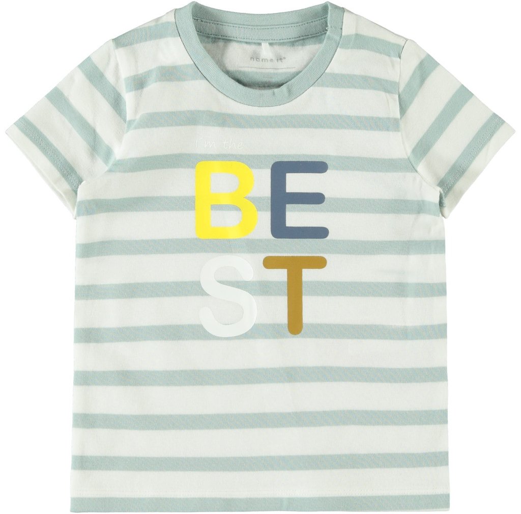 NAME IT Striped Fefo Tee Navy detail view