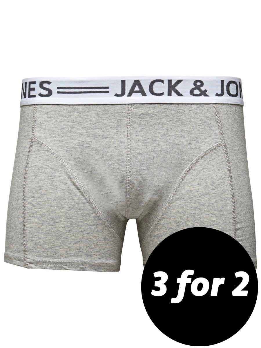 Jack and Jones Core boxers in light grey