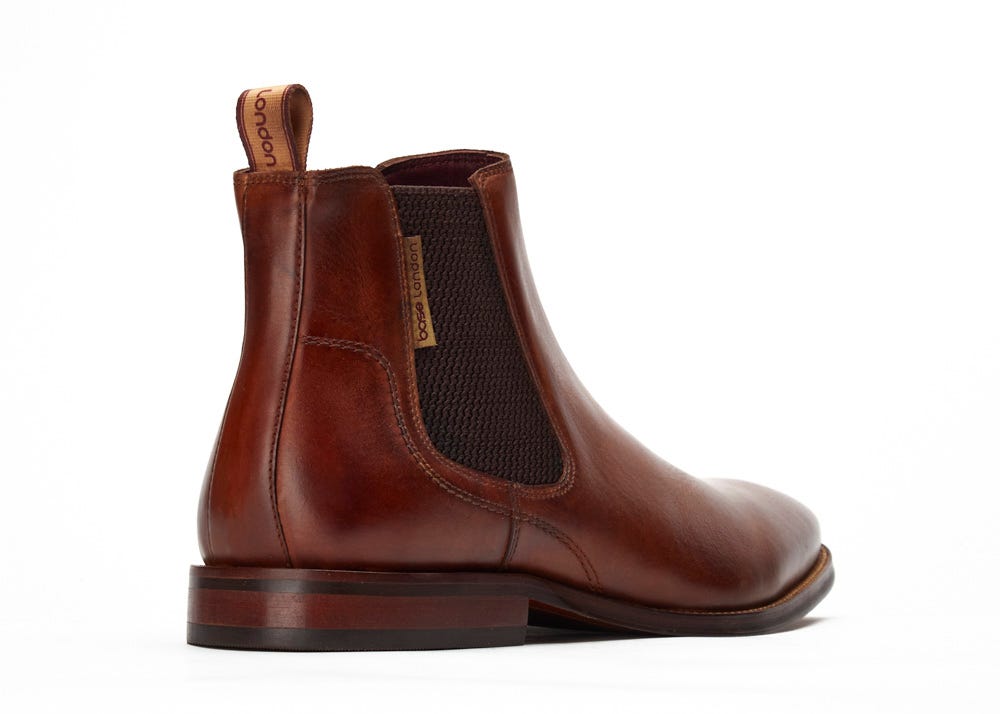 Sikes Tan Chelsea Boot side