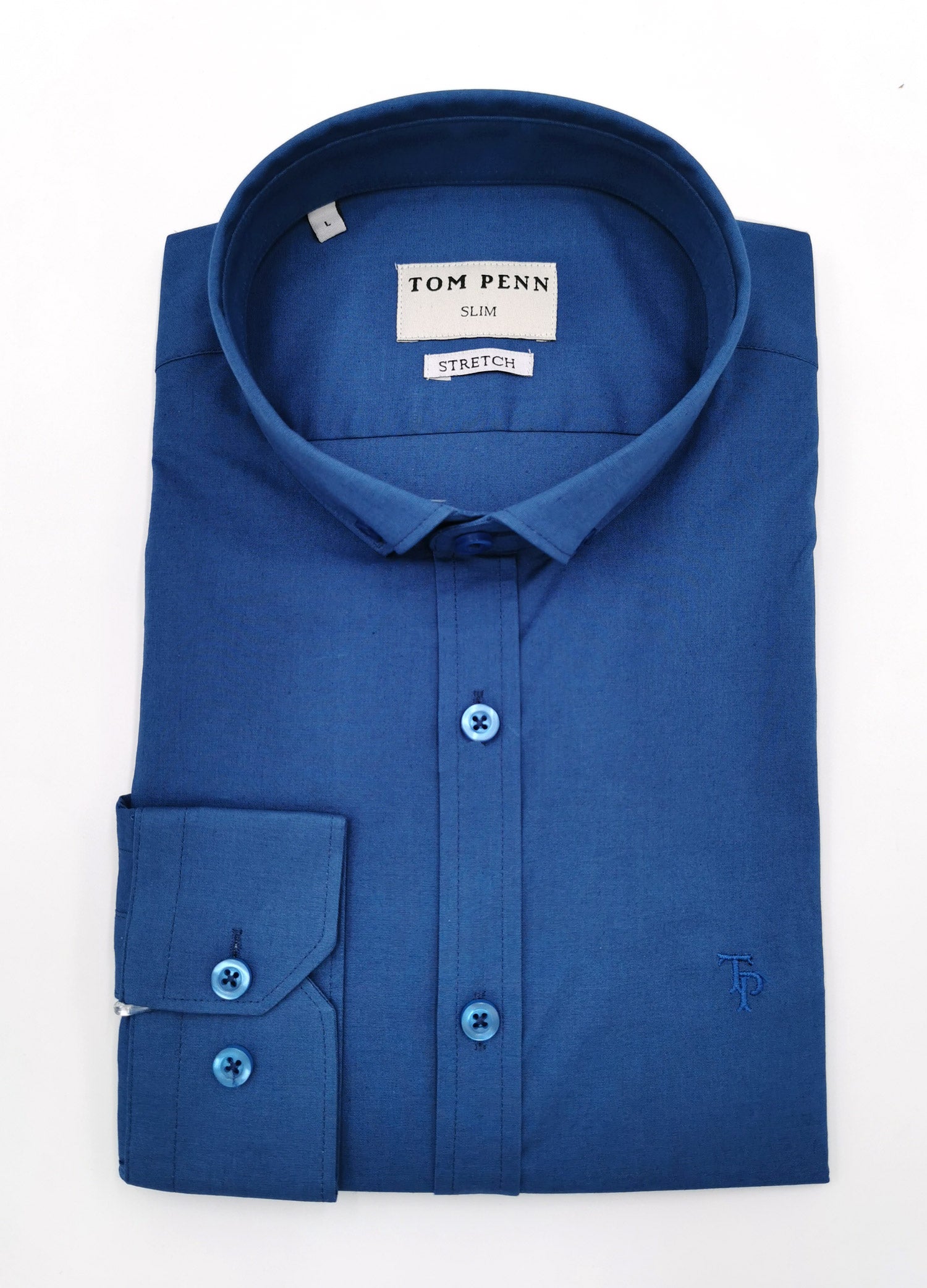 Tom Penn Button Down Slim Fit Shirt - Spirit Clothing