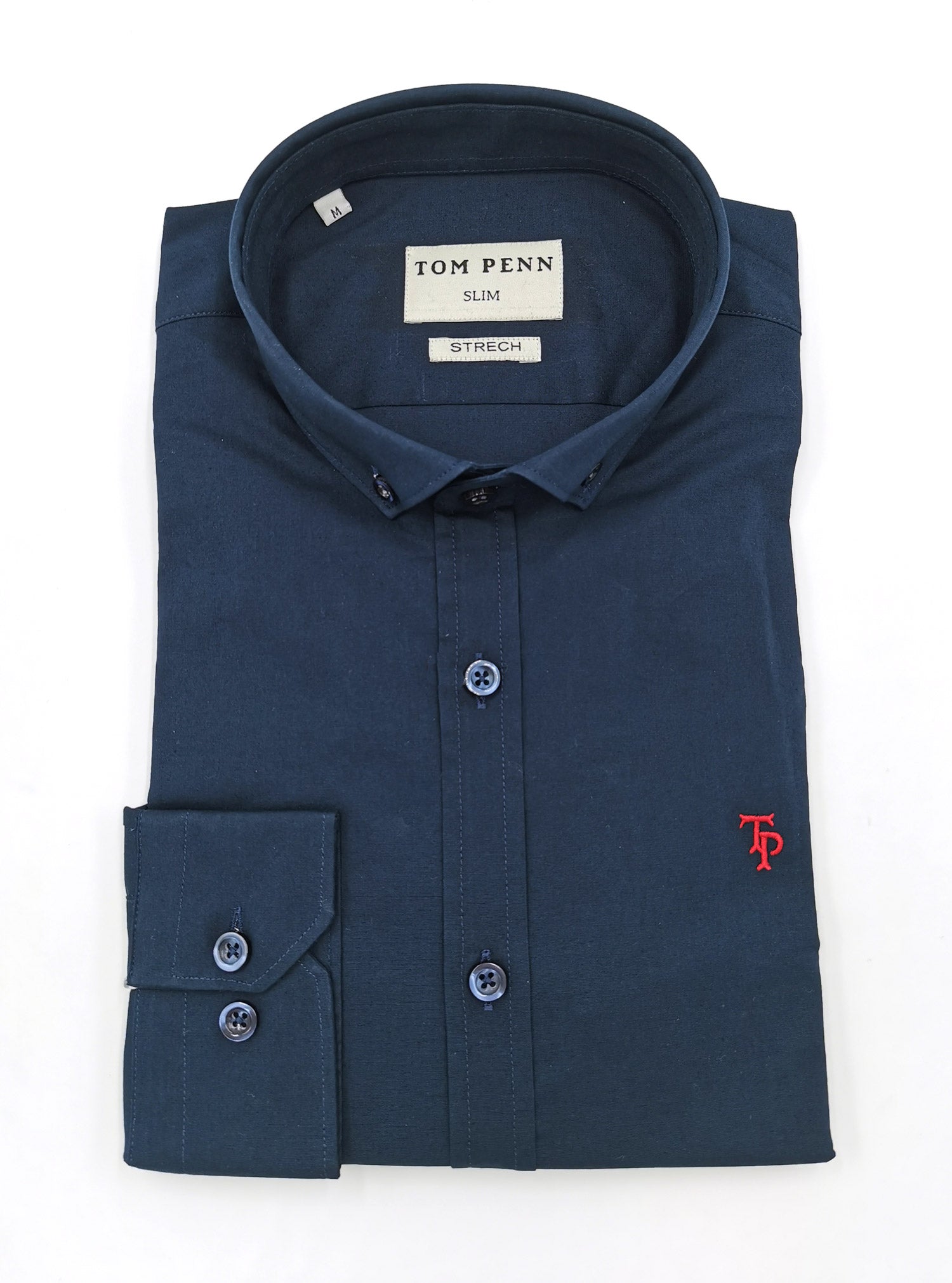 Tom Penn Button Down Slim Fit Shirt - Spirit Clothing