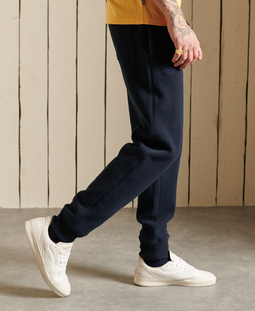 Vintage logo emb jogger Eclipse Navy sid