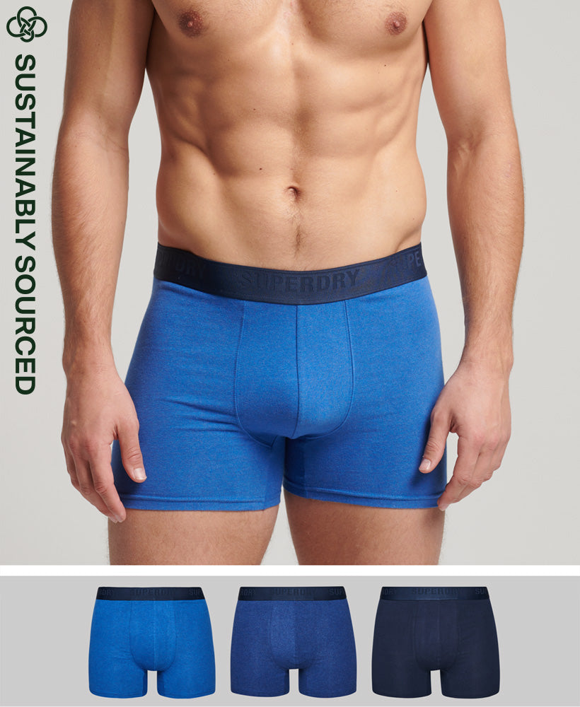 Boxer multi triple pack Navy/Bright Blue/Mazarine