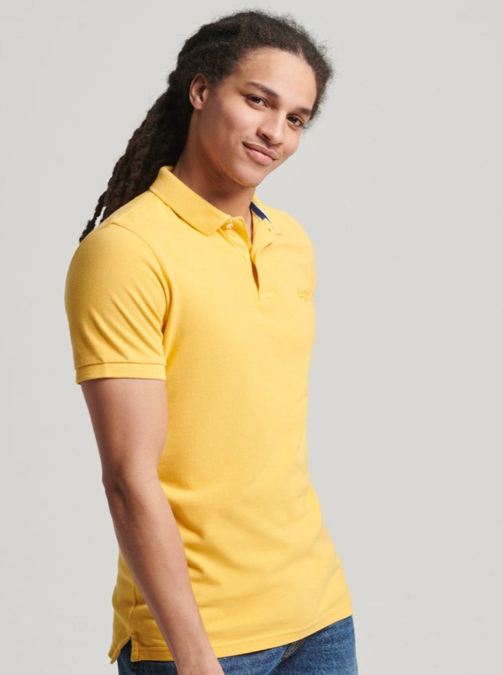 Vintage destroyed polo Springs Yellow
