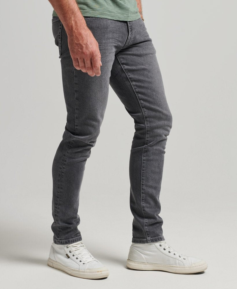 SUPERDRY Vintage Clinton Used Grey Slim Fit Jean Clinton Used Grey model front view