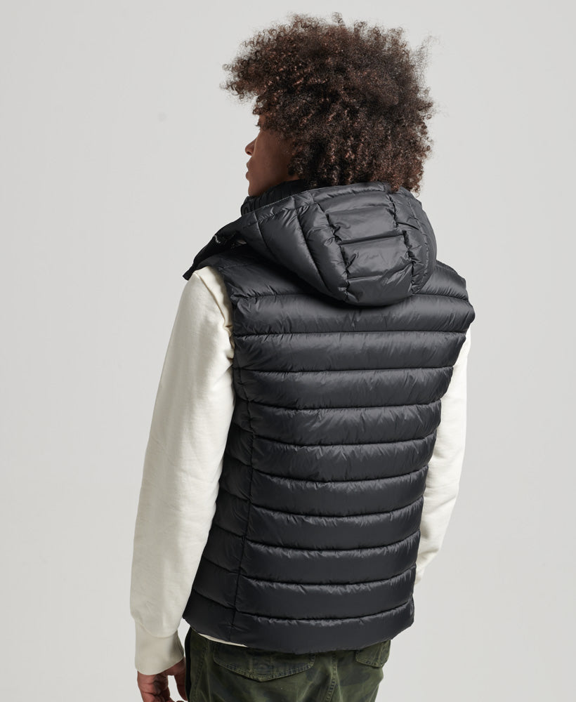 Code Mtn Fuji Padded Gilet Black back