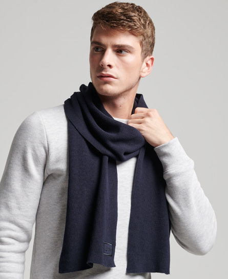 Vintage Logo Scarf Eclipse Navy Grit