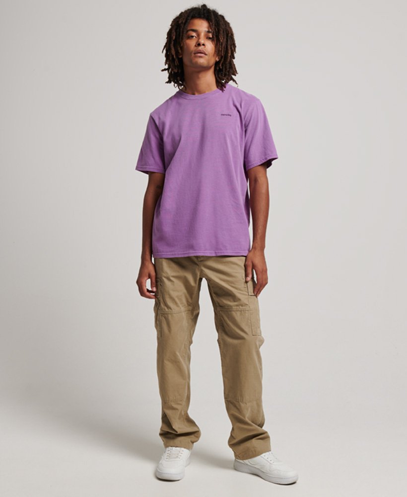 SUPERDRY Vintage Washed T-Shirt Grape Jam Purple Grape Jam Purple detail view