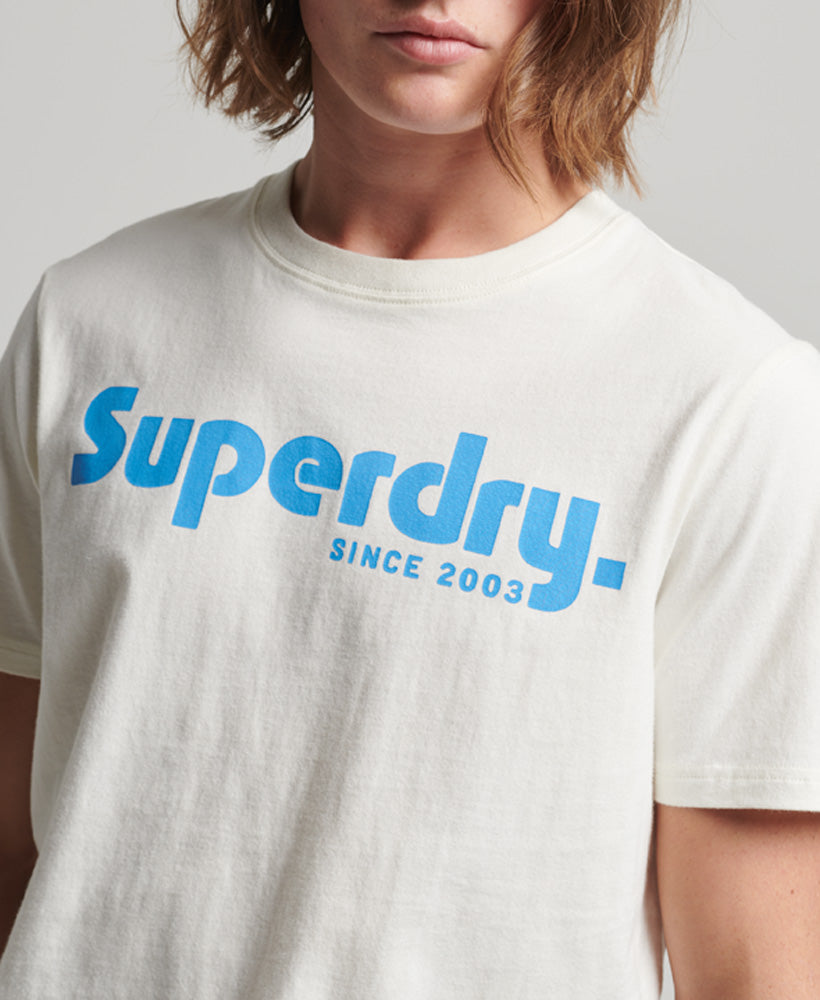 SUPERDRY Vintage Terrain Classic Tee Off White Off White side view