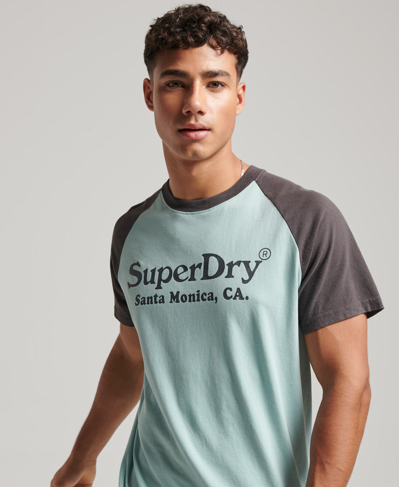 Vintage Venue Classic Tee Fresh Mint Green/carbon Grey logo
