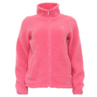 RANT & RAVE LADIES Gloria Zip Through Borg Pink back view