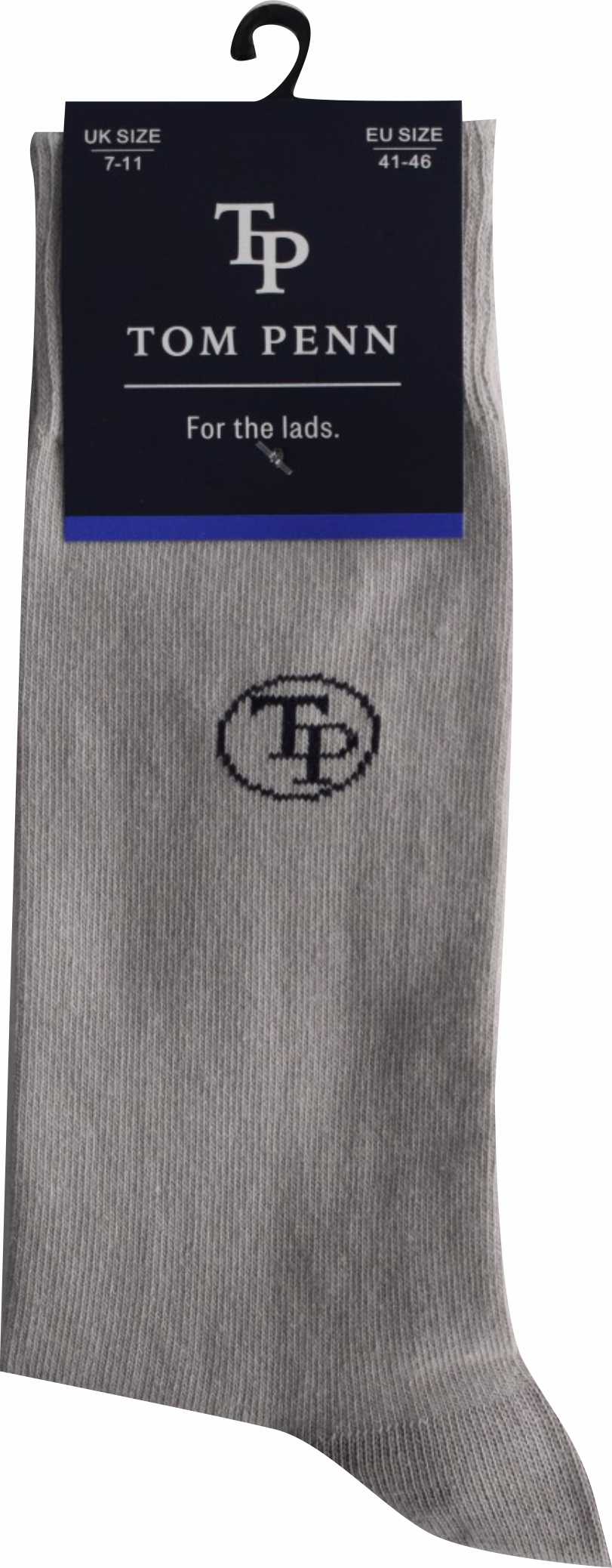 Tom Penn TPS142 Grey Tom Penn Sock Default Title, product view