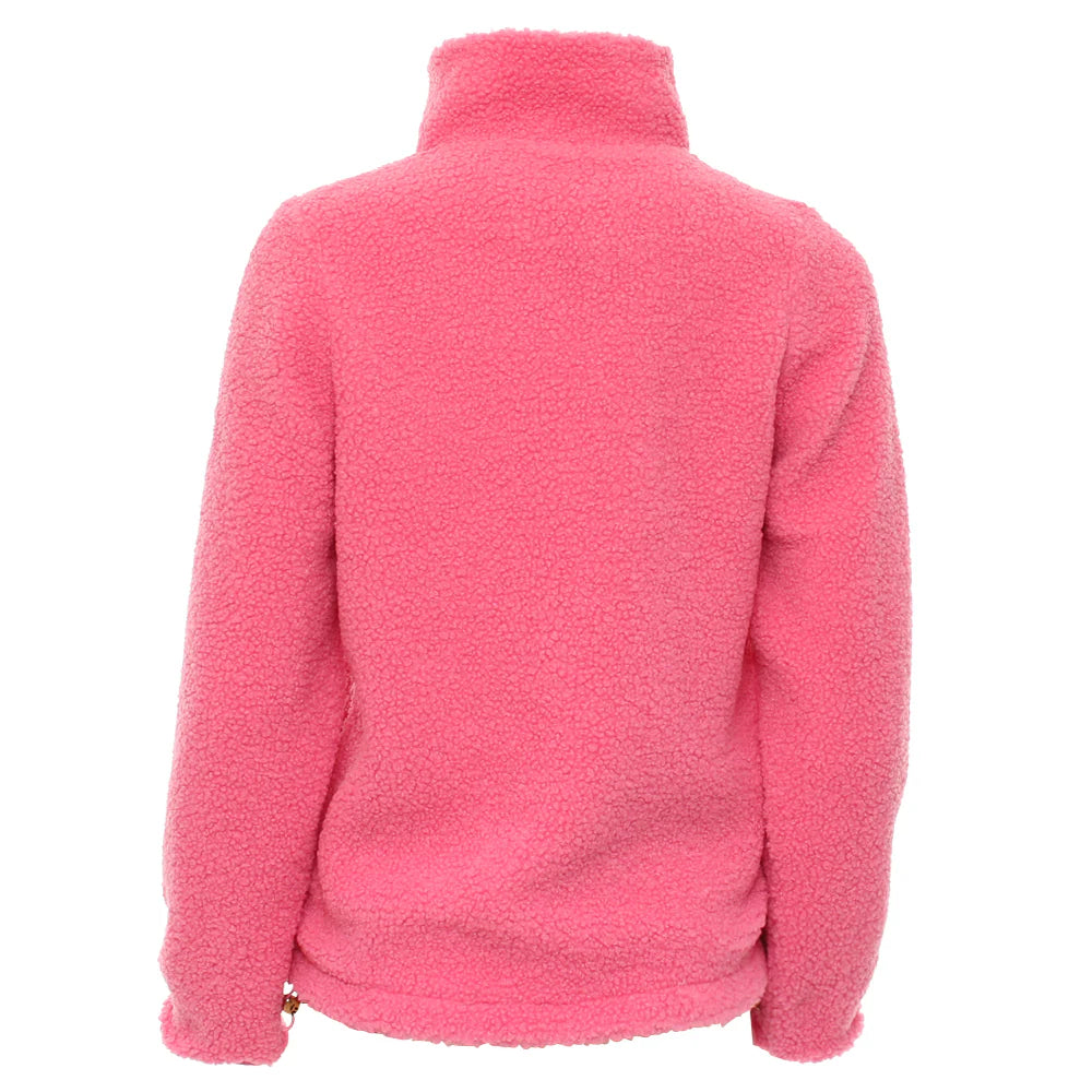 Rant & Rave Relax & Renew Gloria - Jumper - Borg - Pink, back view