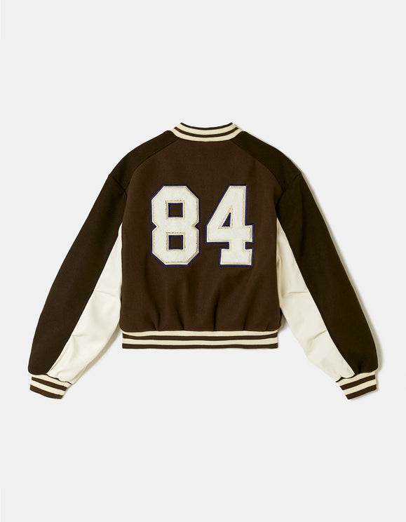 Tally Weijl Brown Printed Jacket, styled product view