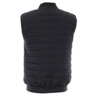 Kenrow Andy Gilet Navy back view with horizontal quilted panels