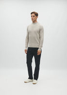 Diesel Daxton Sweater Beachcomber light grey, angled model view