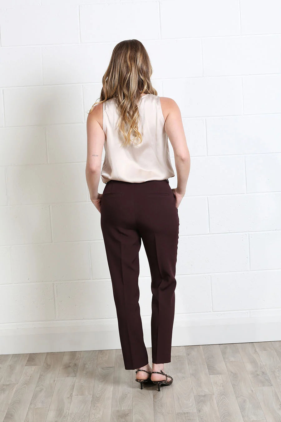 Rant & Rave Emma top in champagne, back model view