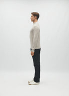 Diesel Daxton Sweater Beachcomber light grey, side model view