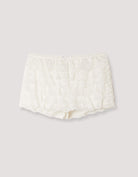 Tally Weijl white lace mini shorts, front view
