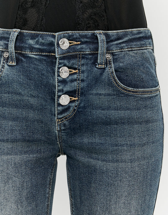 Tally Weijl Blue Flare Jeans, styled product view