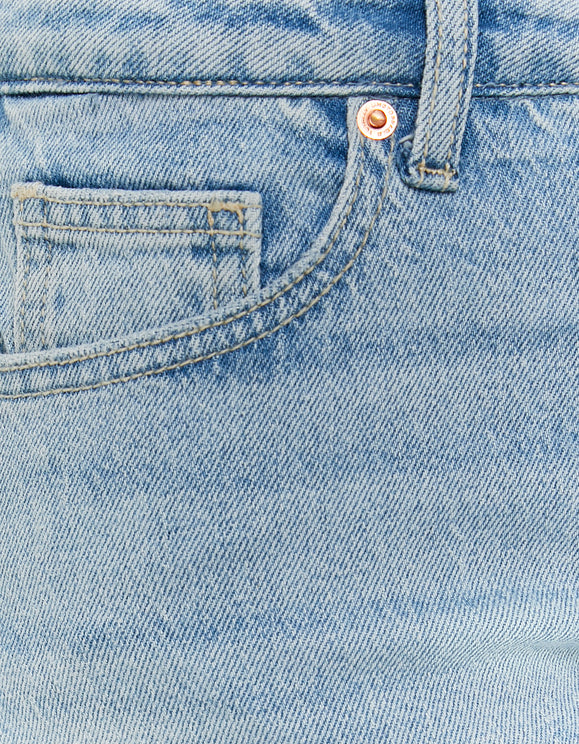 Tally Weijl Blue Low Waist Straight Jeans, pocket view