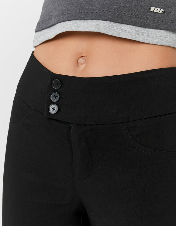 Tally Weijl Black Flare Trousers, styled product view