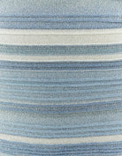 Blue and white striped knit fabric detail of the Tally Weijl crop top